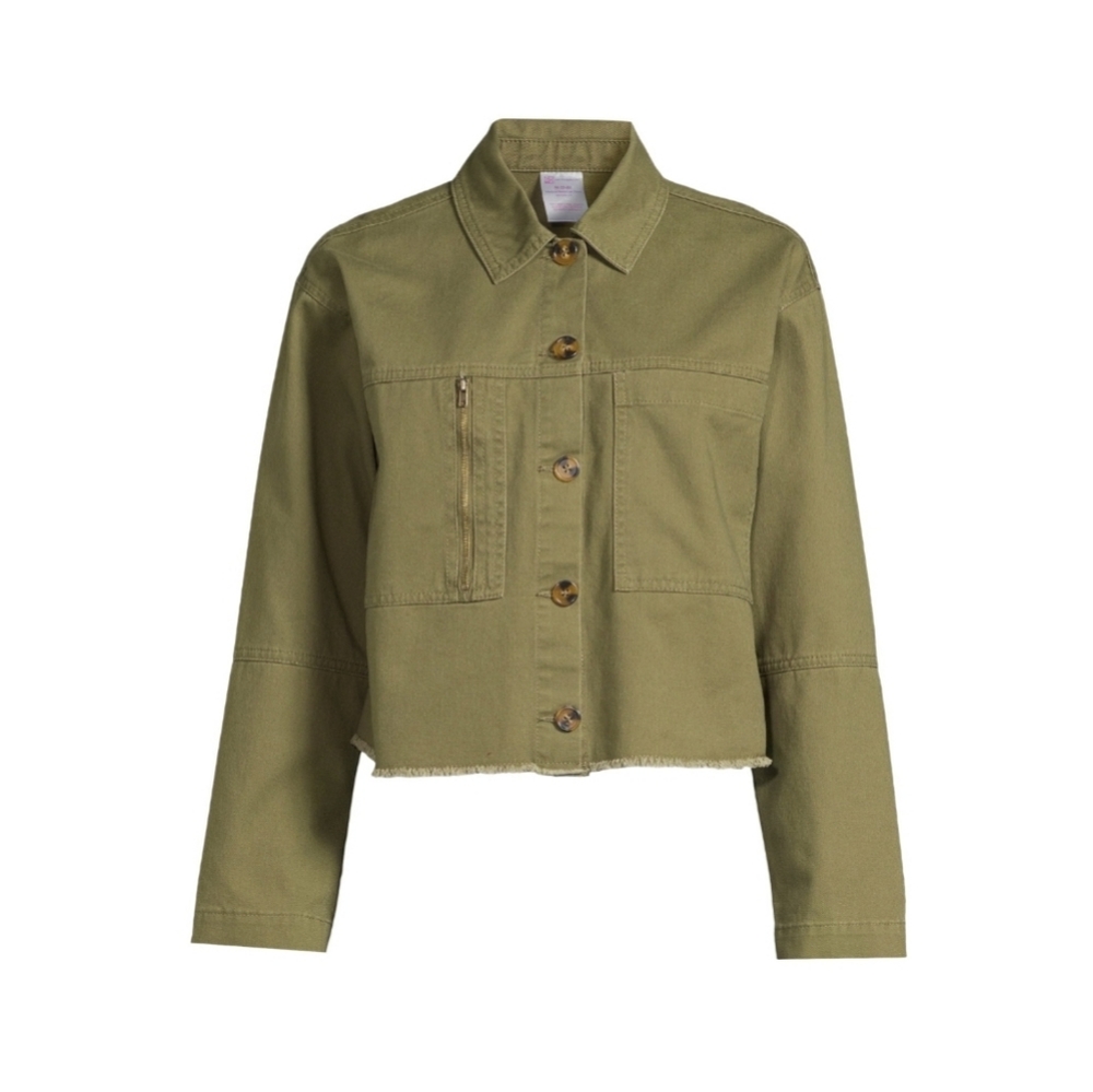 💲XXL Twill Utility Jacket Juniors